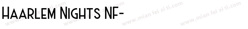 Haarlem Nights NF字体转换